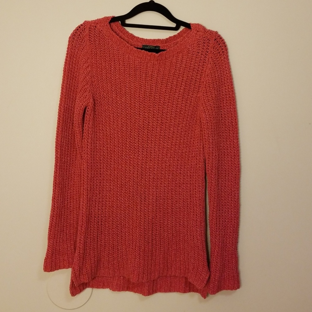 Ralph Lauren Crewneck Cotton Womens Pink Sweater
